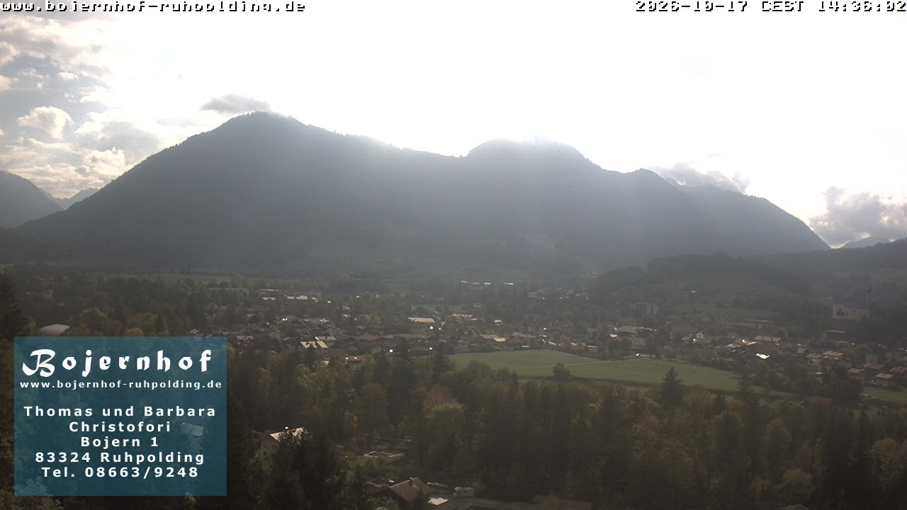 Archiv Foto Webcam Ruhpolding: Unterkunft Bojernhof