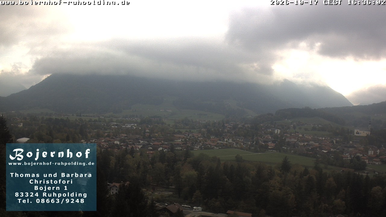 Archiv Foto Webcam Ruhpolding: Unterkunft Bojernhof