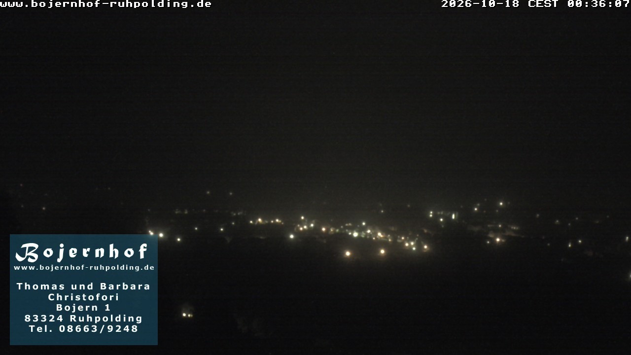 Archiv Foto Webcam Ruhpolding: Unterkunft Bojernhof