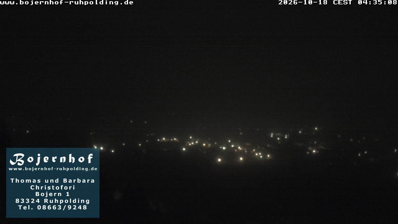Archiv Foto Webcam Ruhpolding: Unterkunft Bojernhof