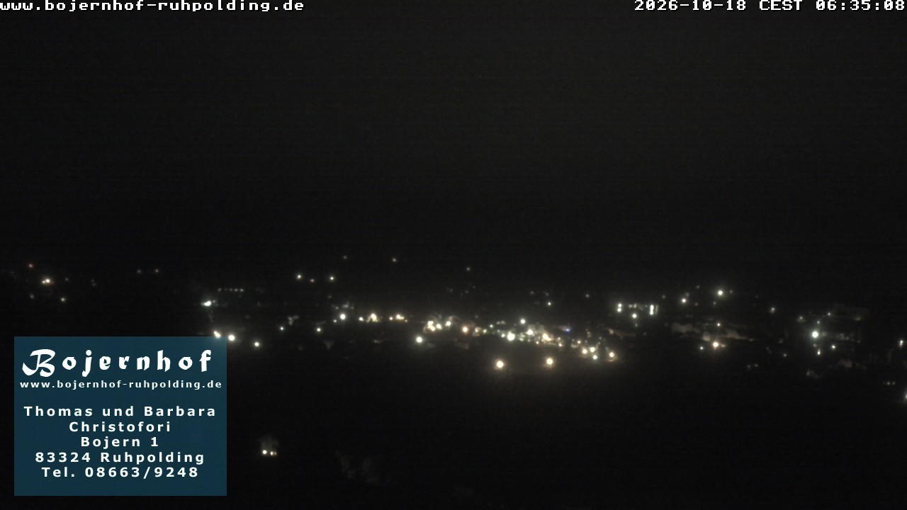 Archiv Foto Webcam Ruhpolding: Unterkunft Bojernhof