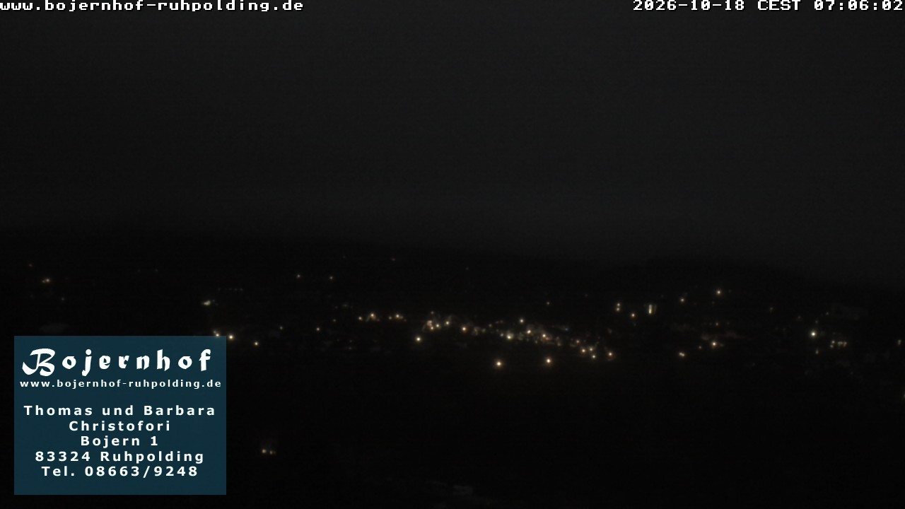 Archiv Foto Webcam Ruhpolding: Unterkunft Bojernhof