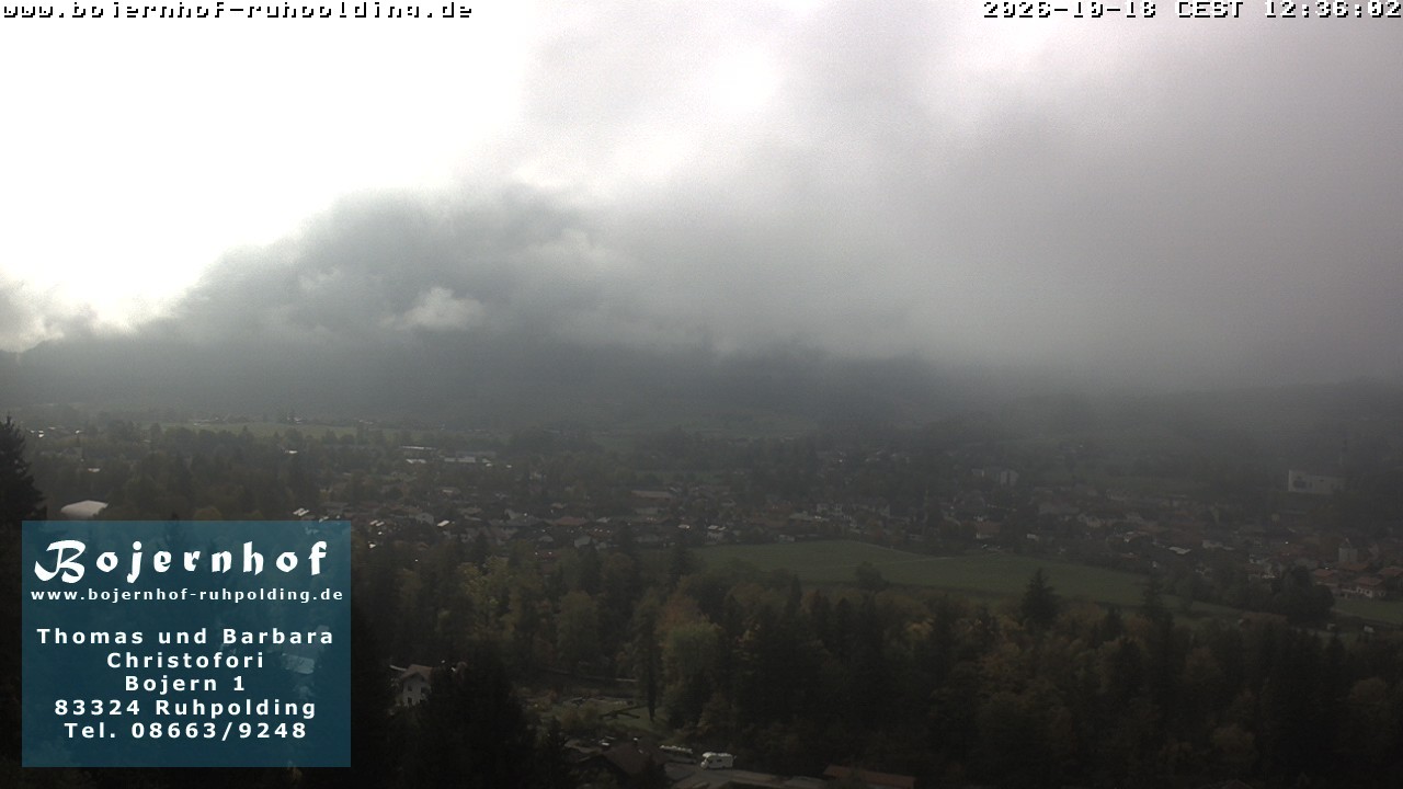 Archiv Foto Webcam Ruhpolding: Unterkunft Bojernhof