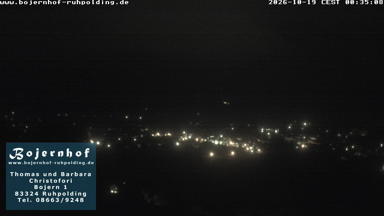 Archiv Foto Webcam Ruhpolding: Unterkunft Bojernhof