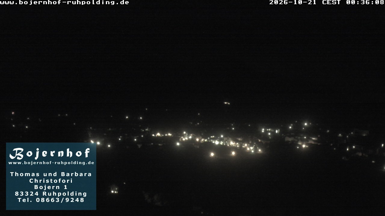 Archiv Foto Webcam Ruhpolding: Unterkunft Bojernhof