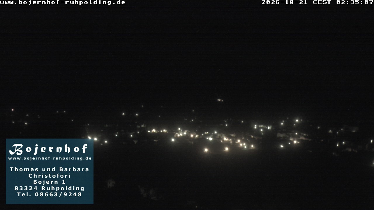 Archiv Foto Webcam Ruhpolding: Unterkunft Bojernhof