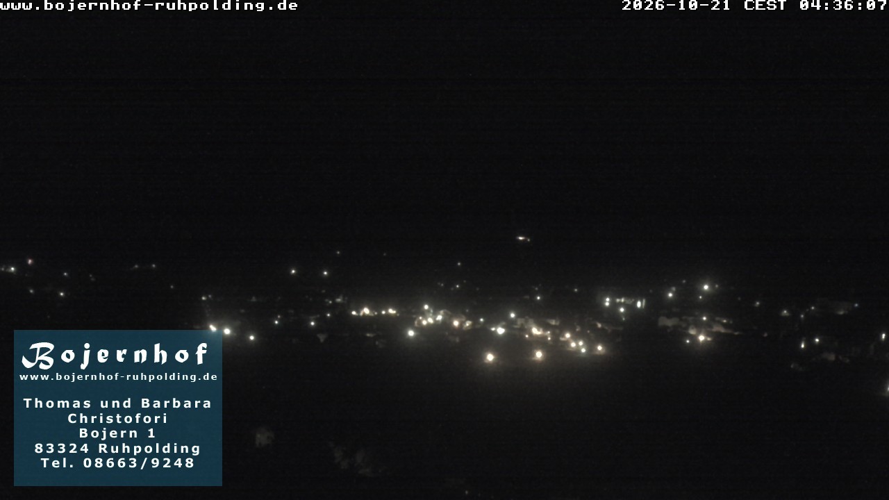 Archiv Foto Webcam Ruhpolding: Unterkunft Bojernhof