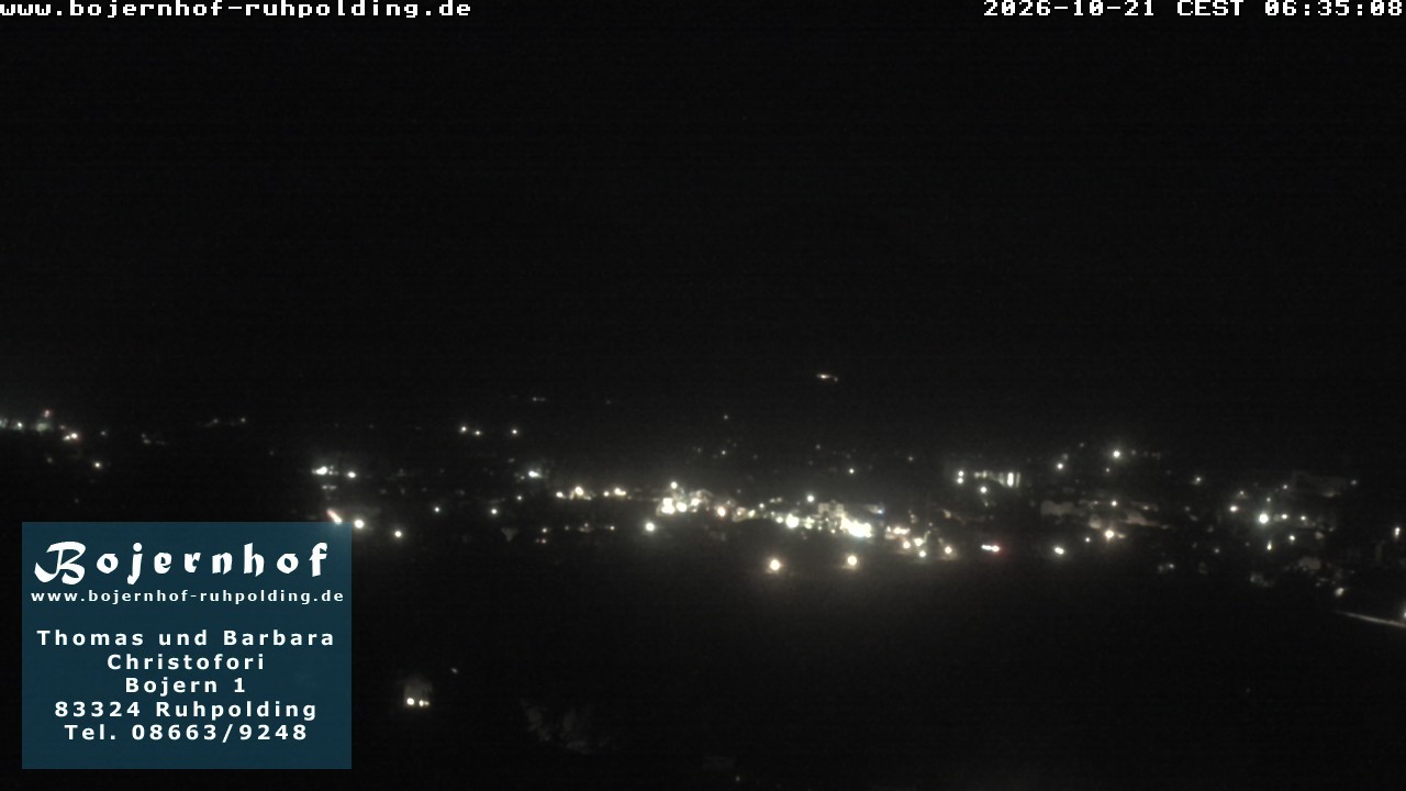 Archiv Foto Webcam Ruhpolding: Unterkunft Bojernhof