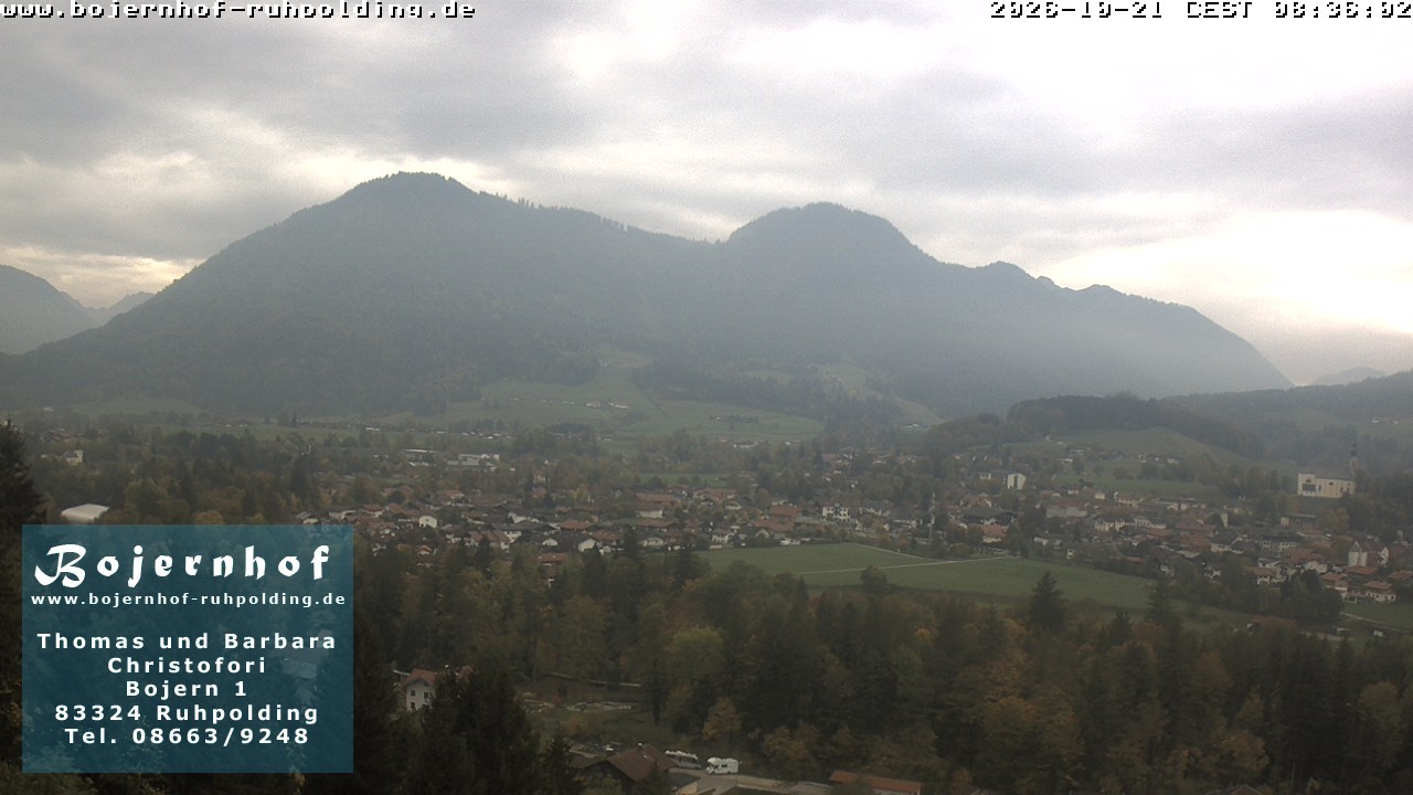 Archiv Foto Webcam Ruhpolding: Unterkunft Bojernhof