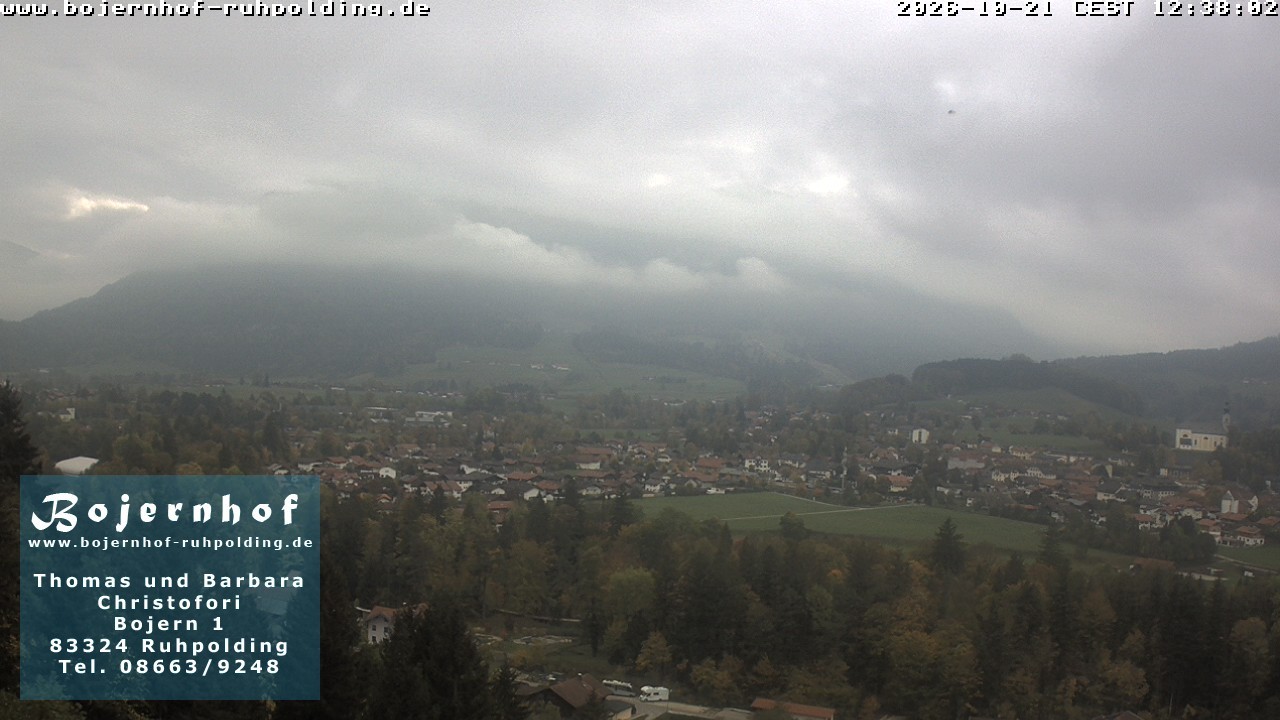 Archiv Foto Webcam Ruhpolding: Unterkunft Bojernhof