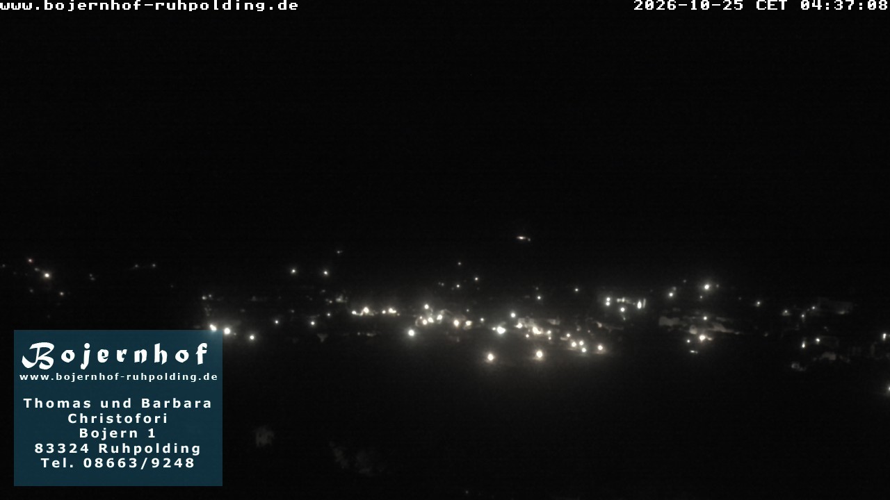 Archiv Foto Webcam Ruhpolding: Unterkunft Bojernhof