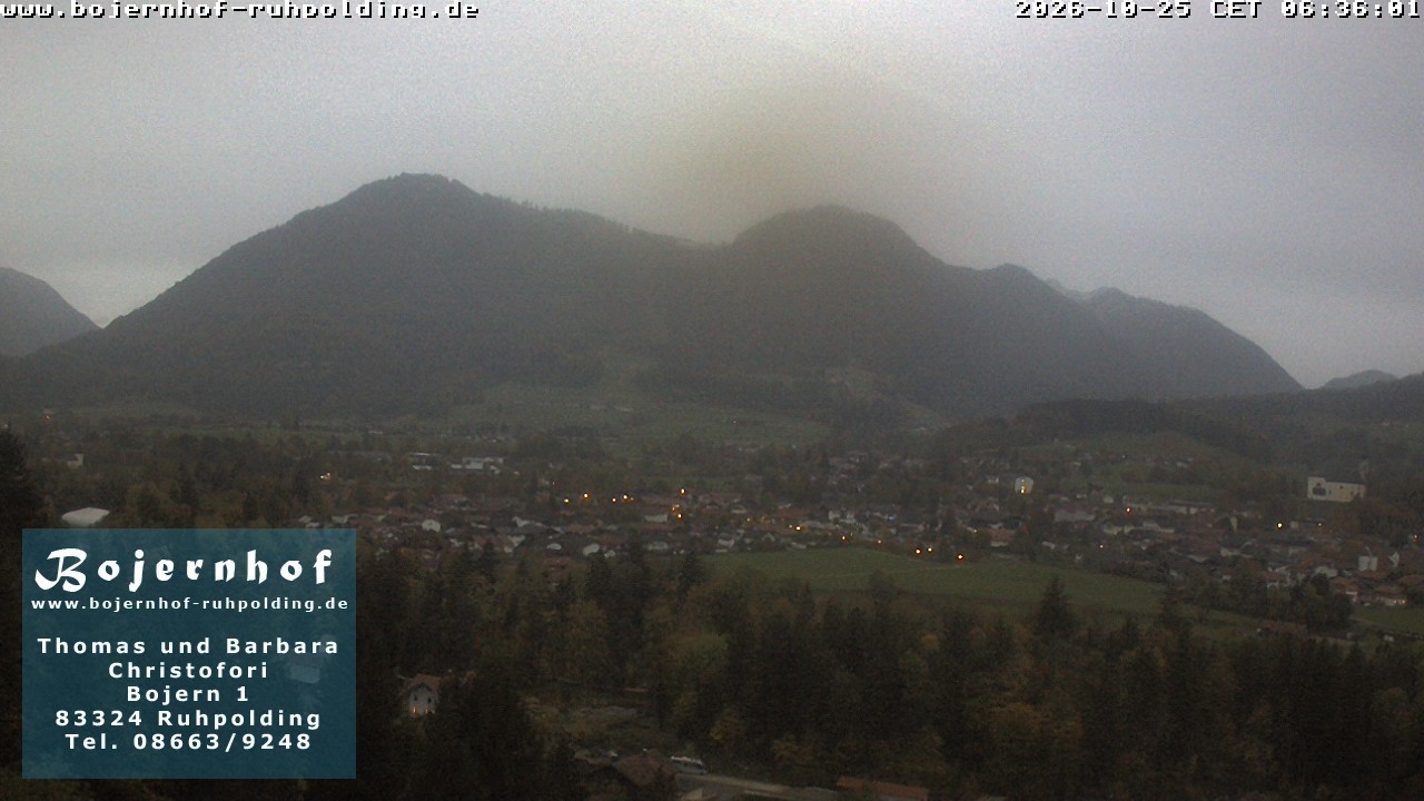 Archiv Foto Webcam Ruhpolding: Unterkunft Bojernhof
