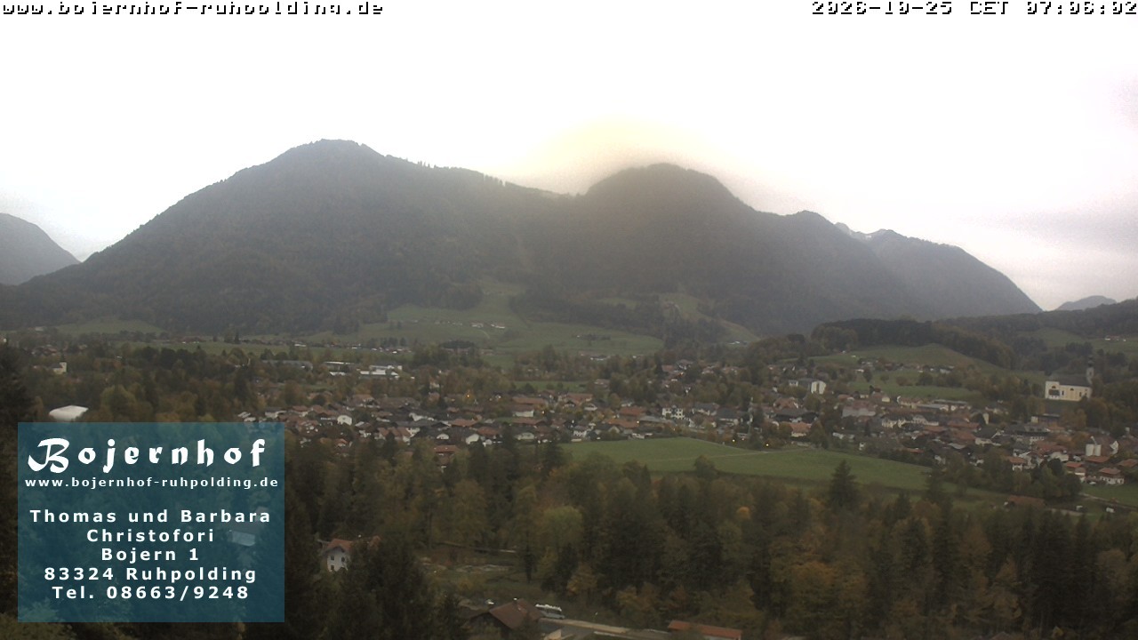 Archiv Foto Webcam Ruhpolding: Unterkunft Bojernhof