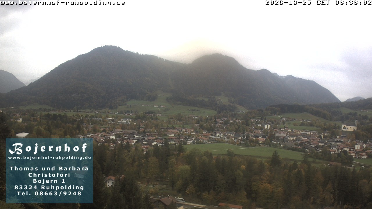 Archiv Foto Webcam Ruhpolding: Unterkunft Bojernhof