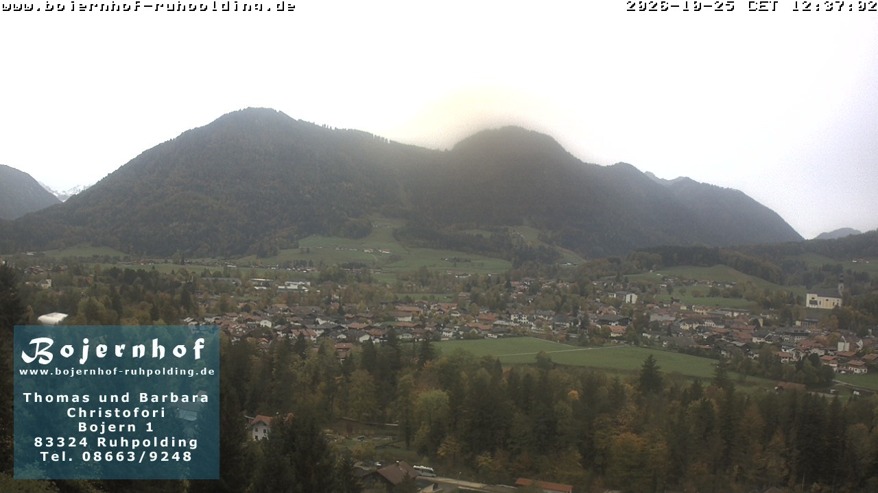 Archiv Foto Webcam Ruhpolding: Unterkunft Bojernhof