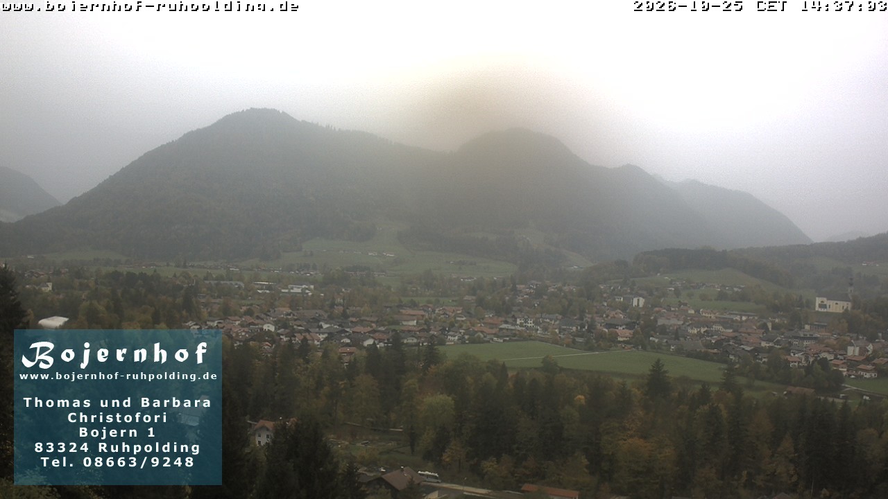 Archiv Foto Webcam Ruhpolding: Unterkunft Bojernhof