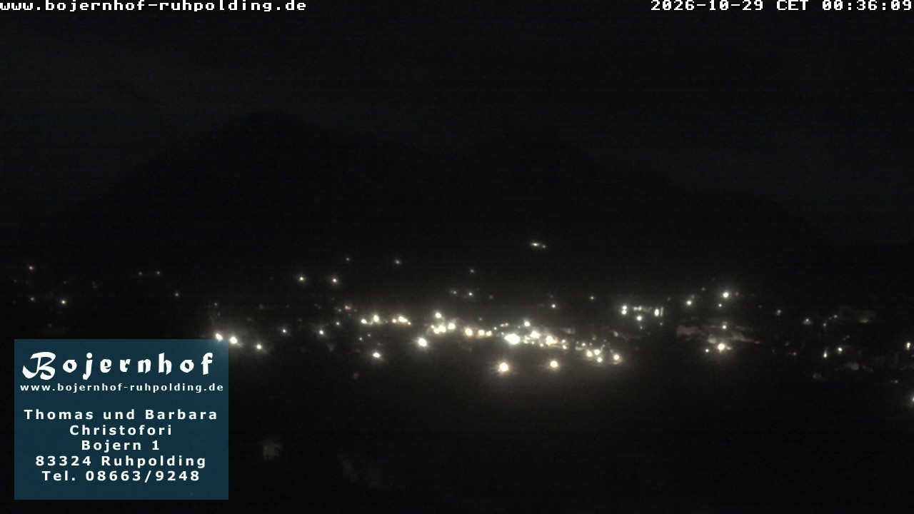 Archiv Foto Webcam Ruhpolding: Unterkunft Bojernhof