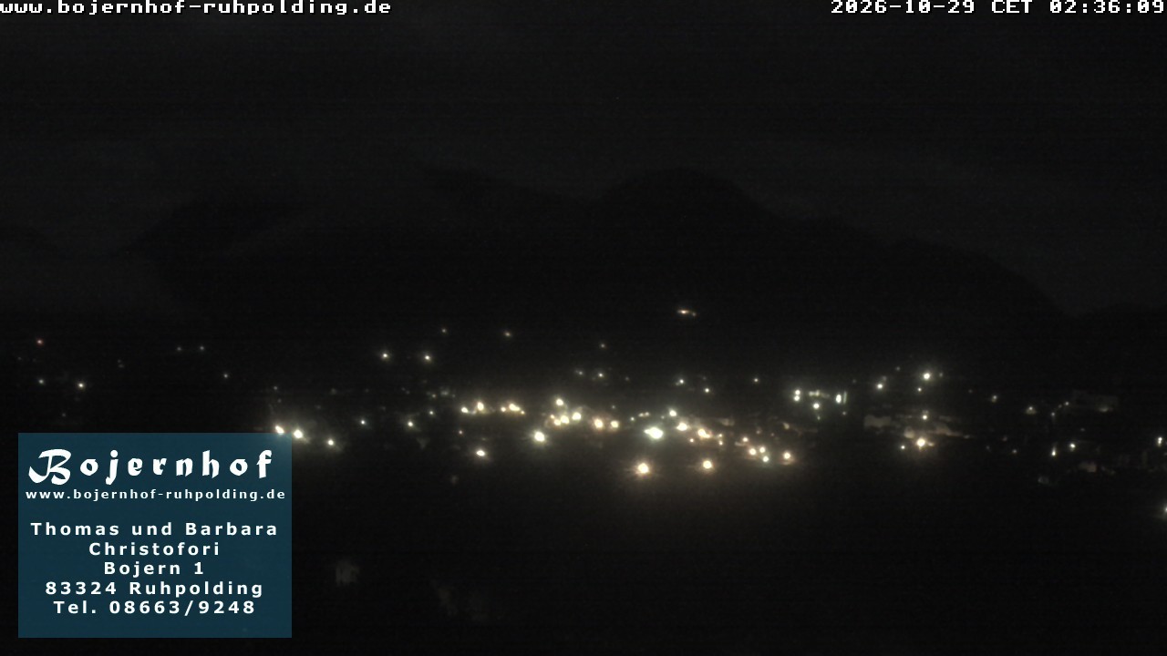 Archiv Foto Webcam Ruhpolding: Unterkunft Bojernhof