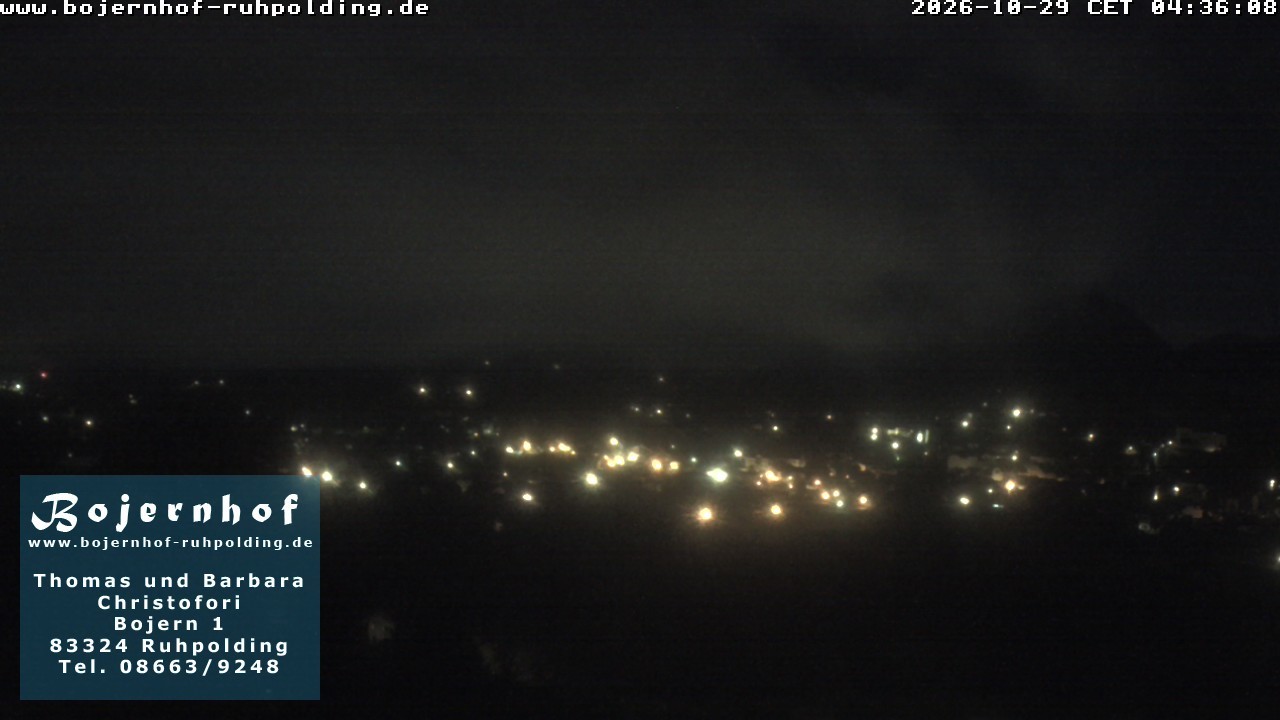 Archiv Foto Webcam Ruhpolding: Unterkunft Bojernhof