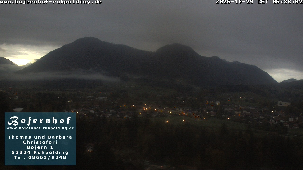Archiv Foto Webcam Ruhpolding: Unterkunft Bojernhof