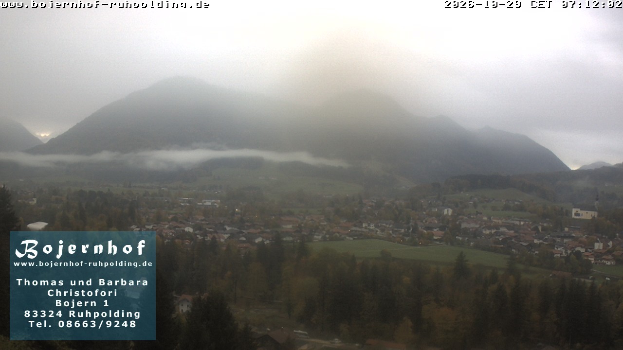 Archiv Foto Webcam Ruhpolding: Unterkunft Bojernhof