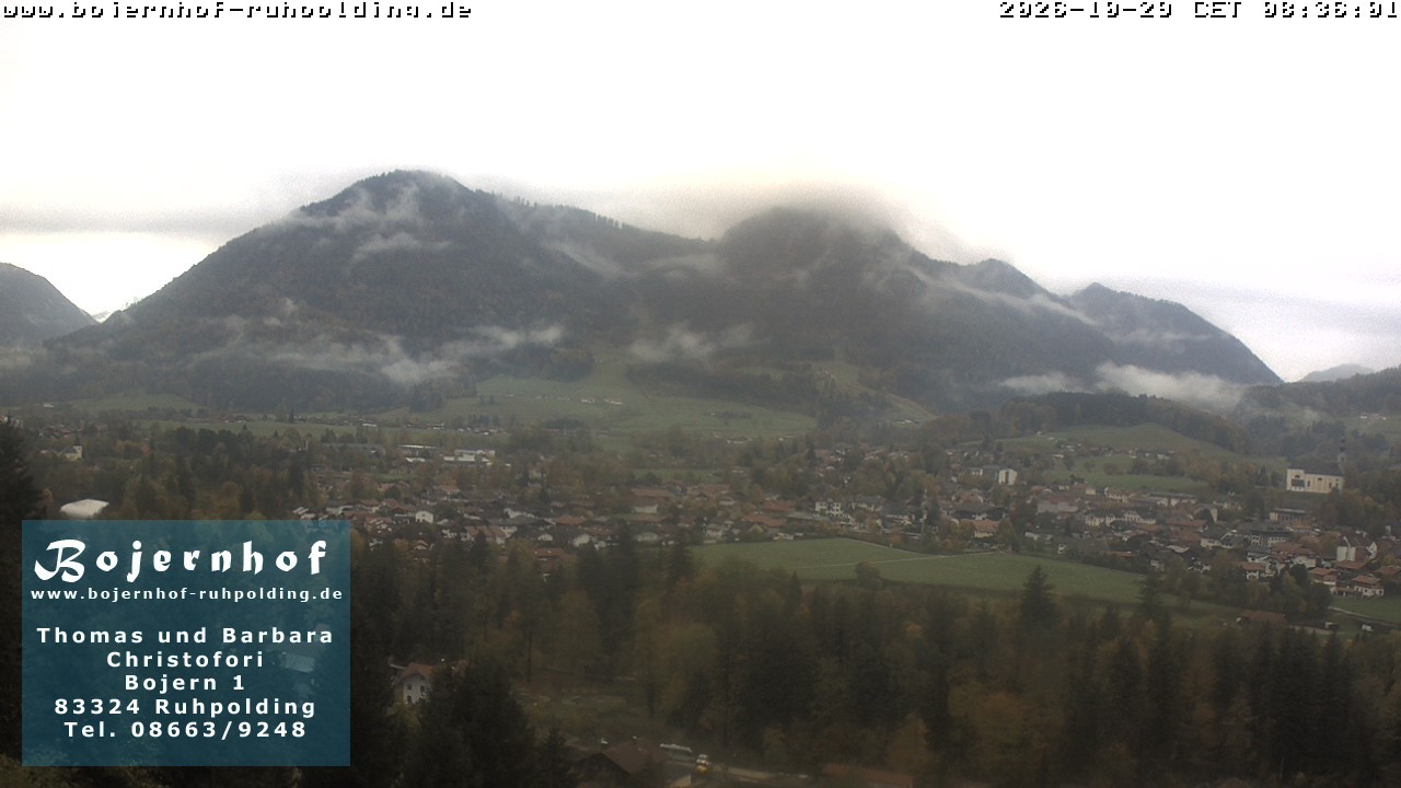 Archiv Foto Webcam Ruhpolding: Unterkunft Bojernhof