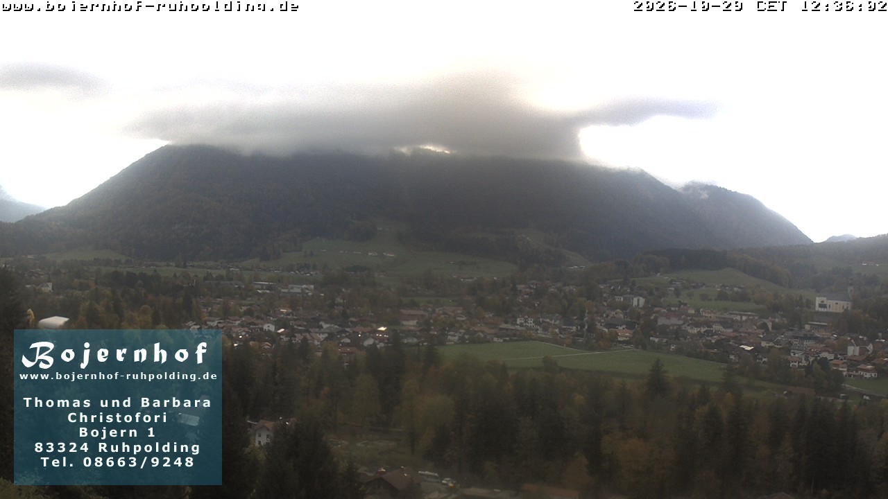 Archiv Foto Webcam Ruhpolding: Unterkunft Bojernhof