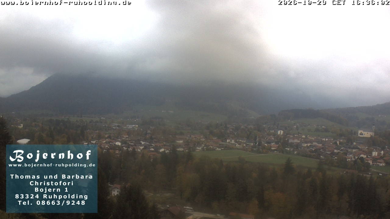 Archiv Foto Webcam Ruhpolding: Unterkunft Bojernhof