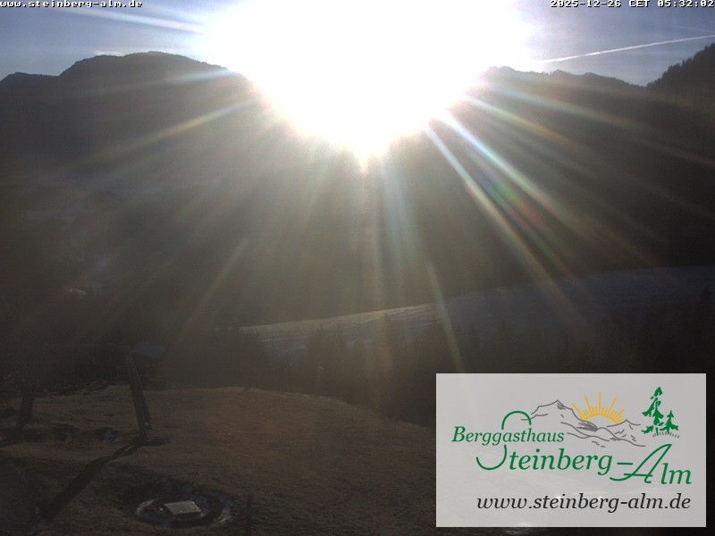 Archiv Foto Webcam Ruhpolding: Steinberg-Alm