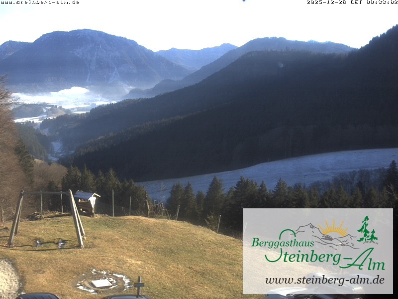 Archiv Foto Webcam Ruhpolding: Steinberg-Alm