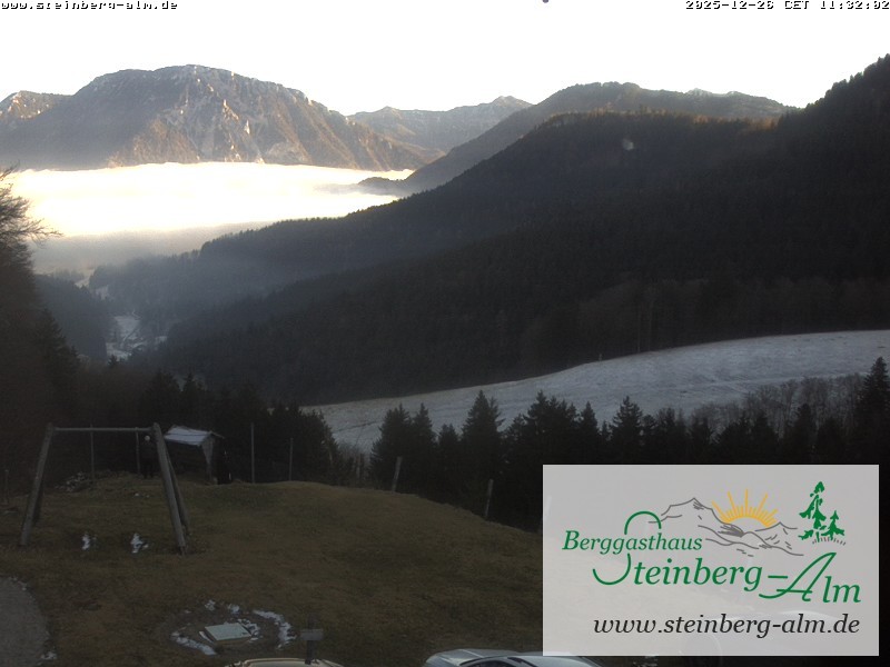 Archiv Foto Webcam Ruhpolding: Steinberg-Alm