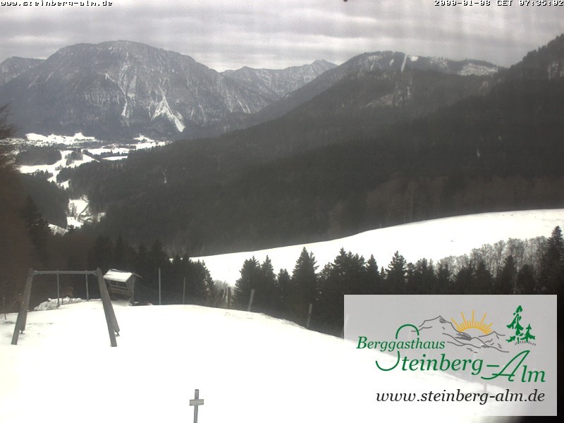 Archiv Foto Webcam Ruhpolding: Steinberg-Alm