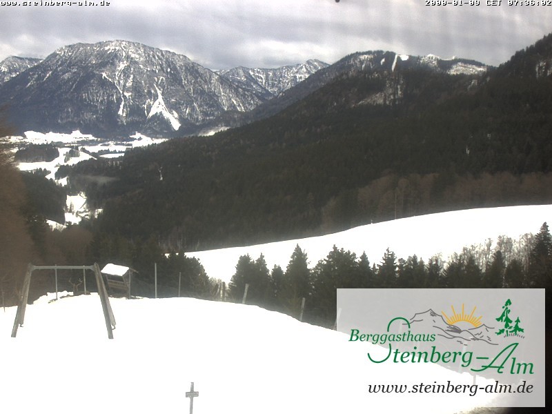 Archived image Webcam Mountain restaurant "Steinberg Alm"