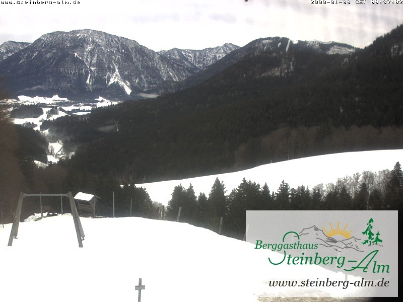 Archived image Webcam Mountain restaurant "Steinberg Alm"