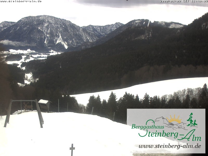 Archived image Webcam Mountain restaurant "Steinberg Alm"