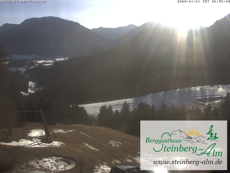 Archiv Foto Webcam Ruhpolding: Steinberg-Alm
