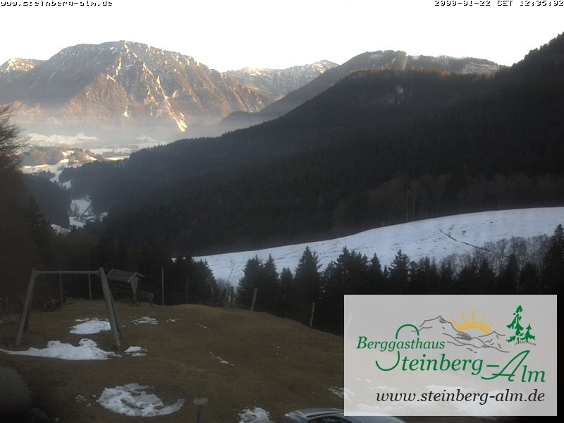 Archiv Foto Webcam Ruhpolding: Steinberg-Alm