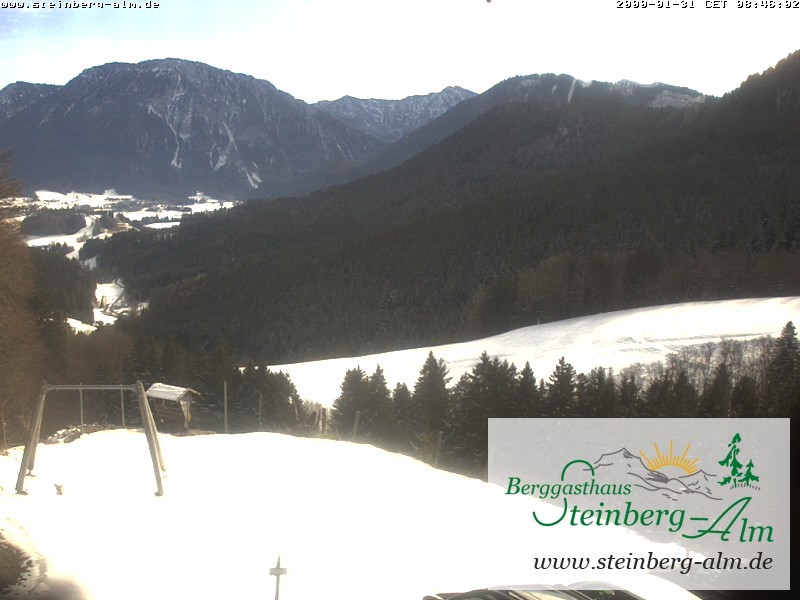 Archiv Foto Webcam Ruhpolding: Steinberg-Alm