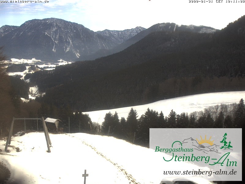 Archiv Foto Webcam Ruhpolding: Steinberg-Alm