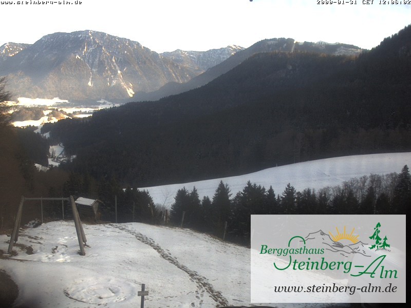 Archiv Foto Webcam Ruhpolding: Steinberg-Alm