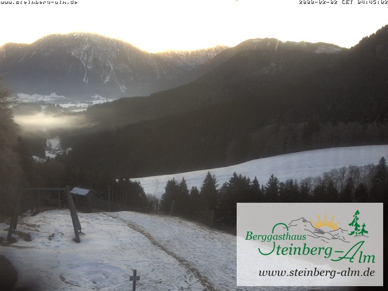 Archiv Foto Webcam Ruhpolding: Steinberg-Alm