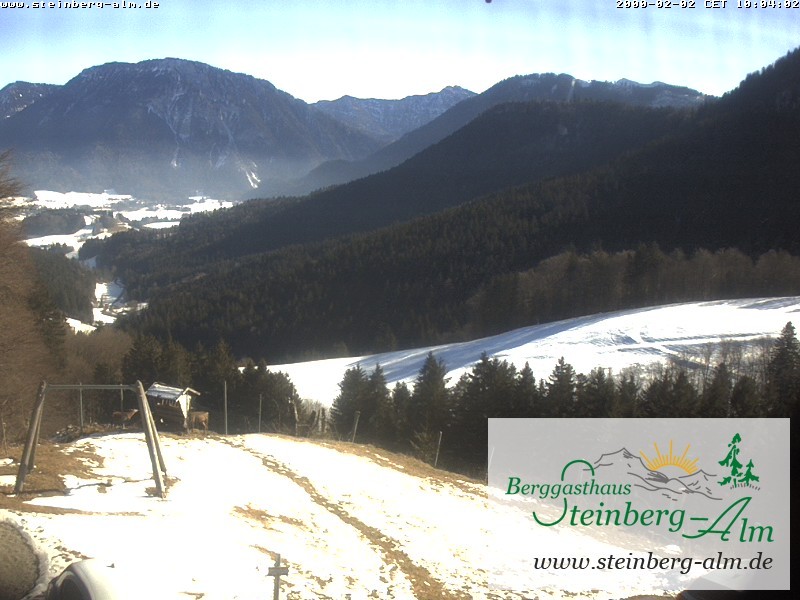 Archiv Foto Webcam Ruhpolding: Steinberg-Alm