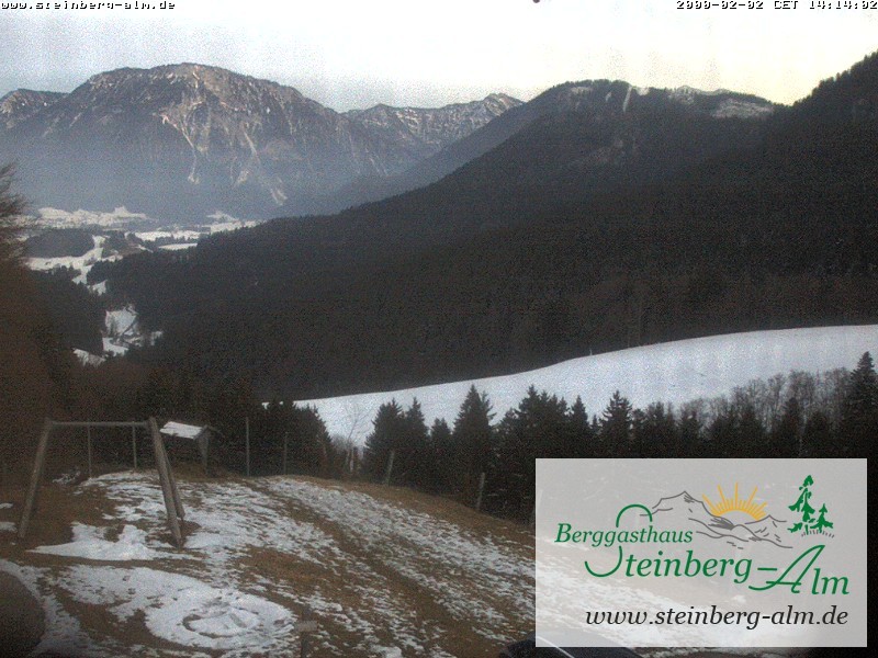 Archiv Foto Webcam Ruhpolding: Steinberg-Alm