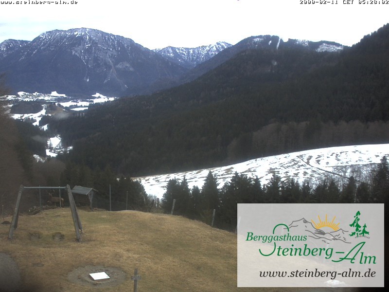 Archiv Foto Webcam Ruhpolding: Steinberg-Alm