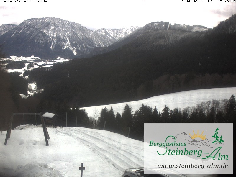Archiv Foto Webcam Ruhpolding: Steinberg-Alm