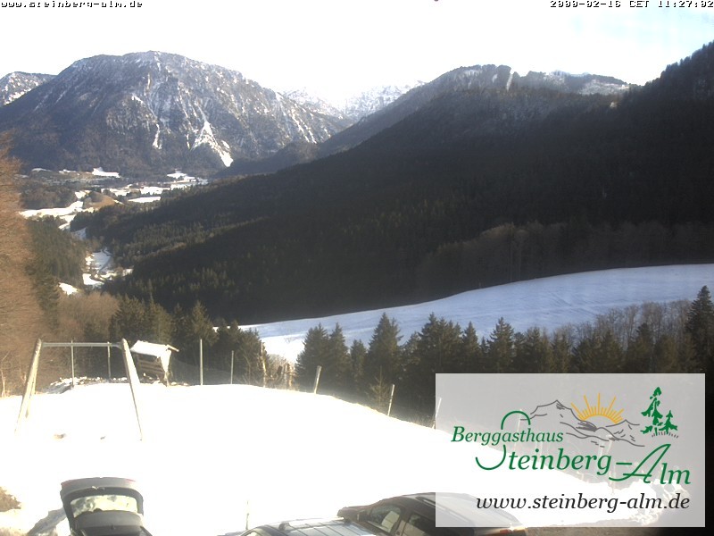 Archiv Foto Webcam Ruhpolding: Steinberg-Alm