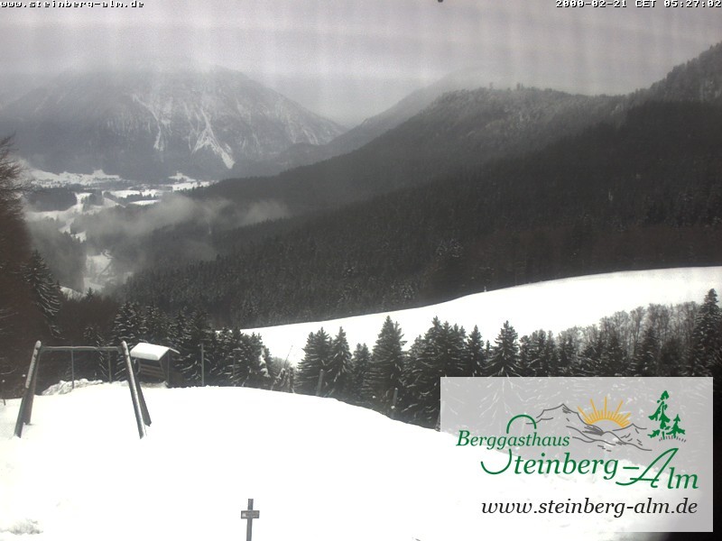 Archiv Foto Webcam Ruhpolding: Steinberg-Alm