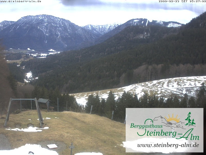Archiv Foto Webcam Ruhpolding: Steinberg-Alm