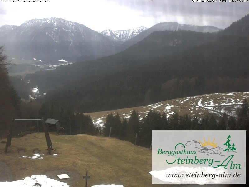 Archiv Foto Webcam Ruhpolding: Steinberg-Alm