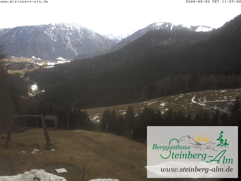 Archiv Foto Webcam Ruhpolding: Steinberg-Alm